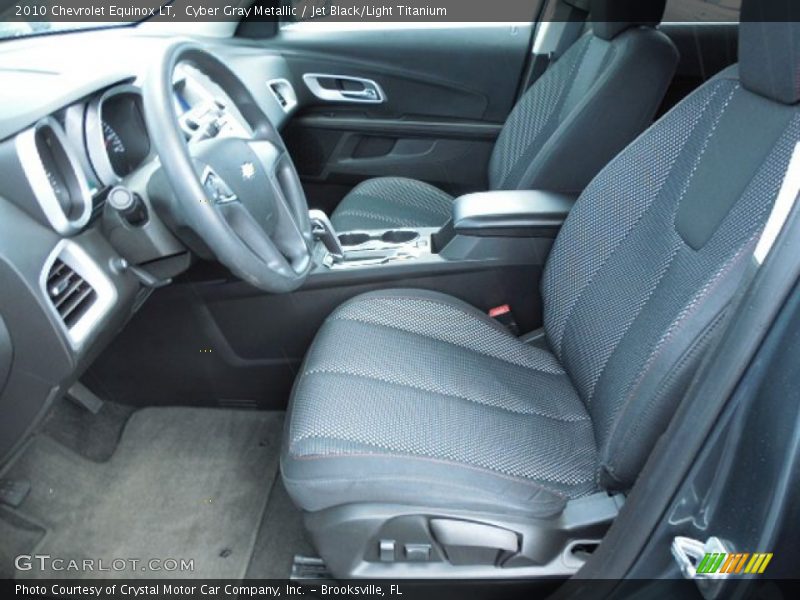Cyber Gray Metallic / Jet Black/Light Titanium 2010 Chevrolet Equinox LT