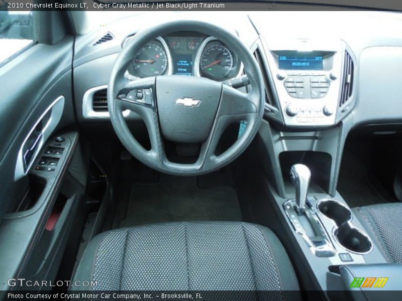 Cyber Gray Metallic / Jet Black/Light Titanium 2010 Chevrolet Equinox LT
