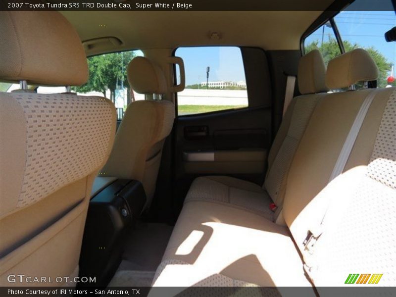 Super White / Beige 2007 Toyota Tundra SR5 TRD Double Cab