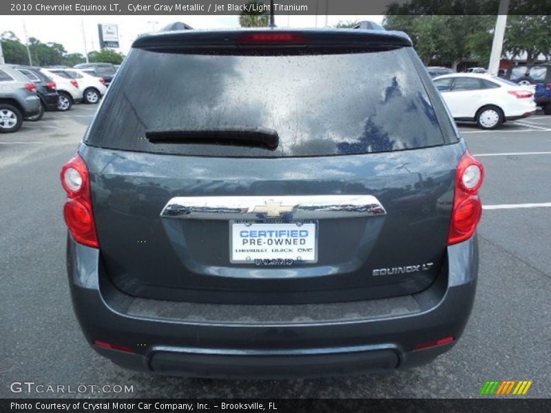 Cyber Gray Metallic / Jet Black/Light Titanium 2010 Chevrolet Equinox LT