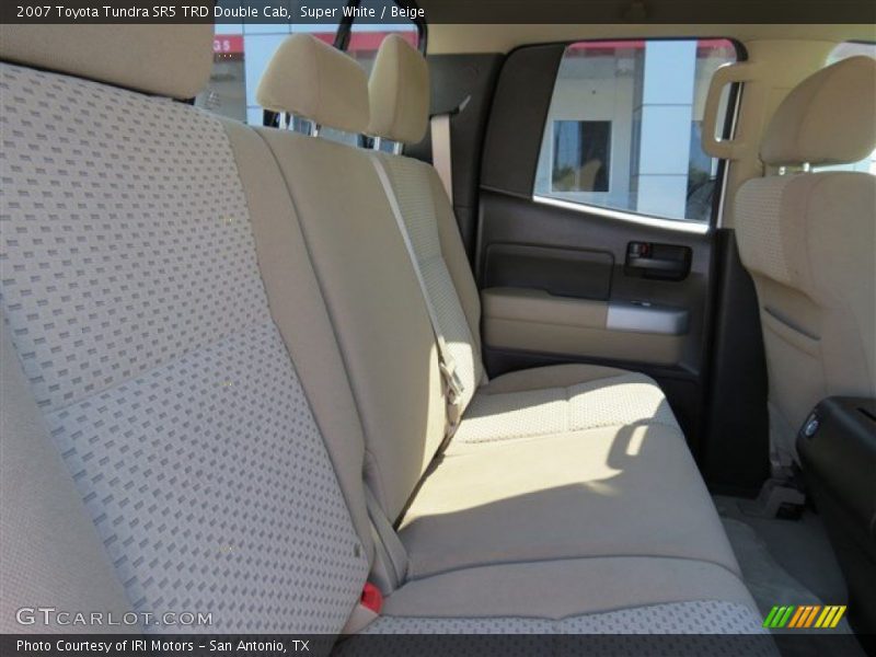 Super White / Beige 2007 Toyota Tundra SR5 TRD Double Cab