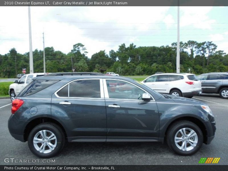 Cyber Gray Metallic / Jet Black/Light Titanium 2010 Chevrolet Equinox LT
