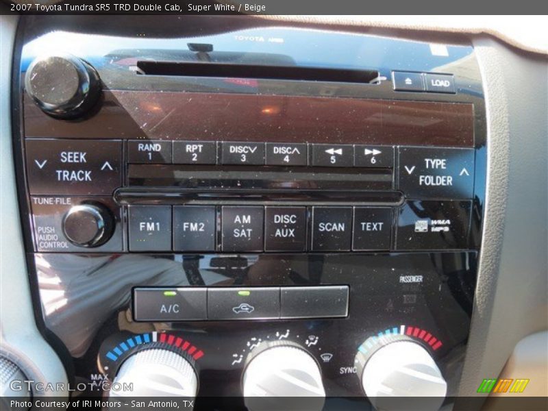 Super White / Beige 2007 Toyota Tundra SR5 TRD Double Cab