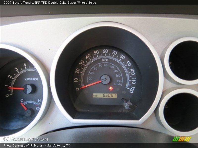 Super White / Beige 2007 Toyota Tundra SR5 TRD Double Cab
