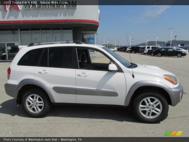 Natural White / Gray 2003 Toyota RAV4 4WD