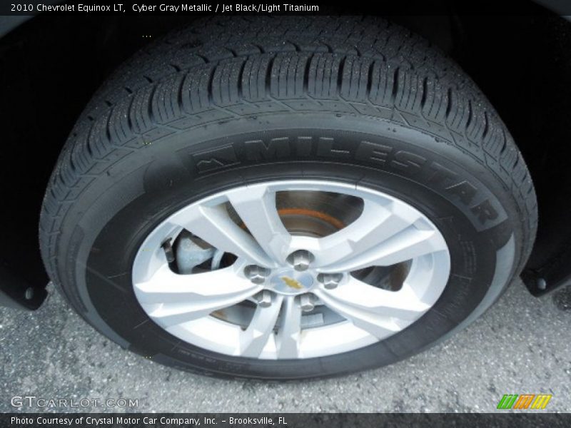 Cyber Gray Metallic / Jet Black/Light Titanium 2010 Chevrolet Equinox LT