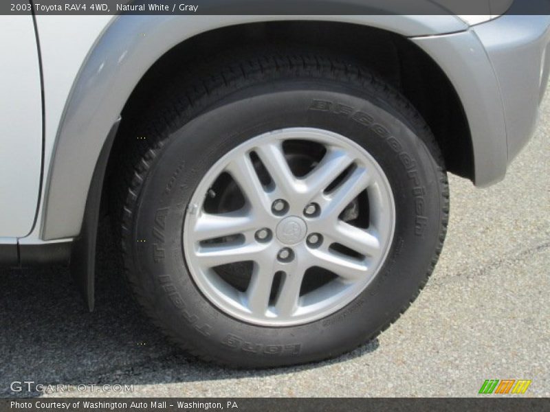 Natural White / Gray 2003 Toyota RAV4 4WD