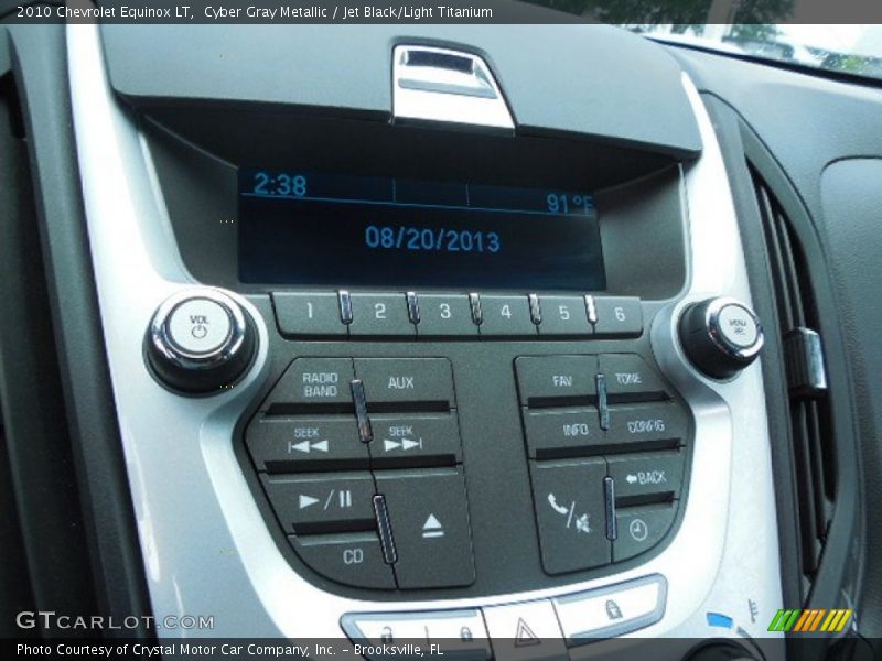Cyber Gray Metallic / Jet Black/Light Titanium 2010 Chevrolet Equinox LT