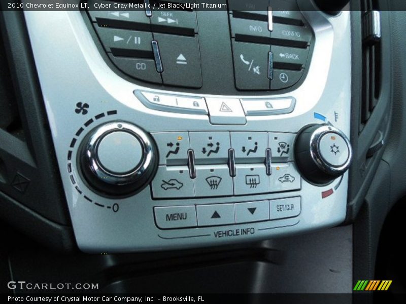 Cyber Gray Metallic / Jet Black/Light Titanium 2010 Chevrolet Equinox LT