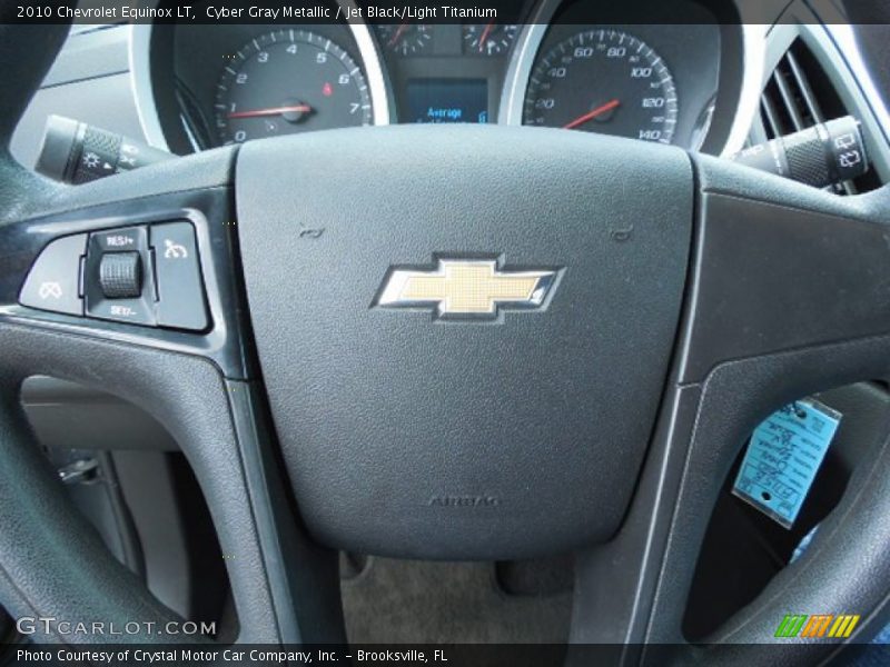 Cyber Gray Metallic / Jet Black/Light Titanium 2010 Chevrolet Equinox LT