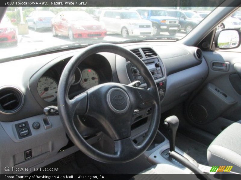 Natural White / Gray 2003 Toyota RAV4 4WD
