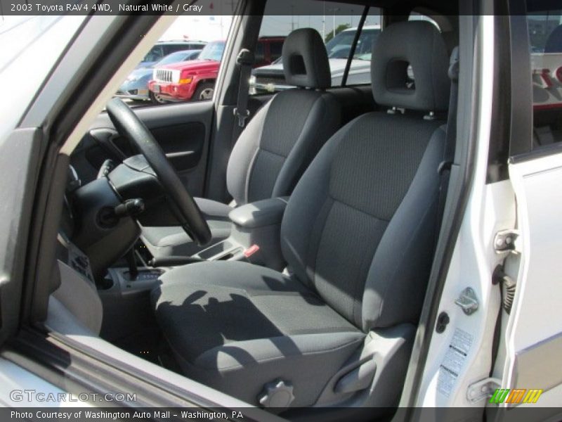 Natural White / Gray 2003 Toyota RAV4 4WD