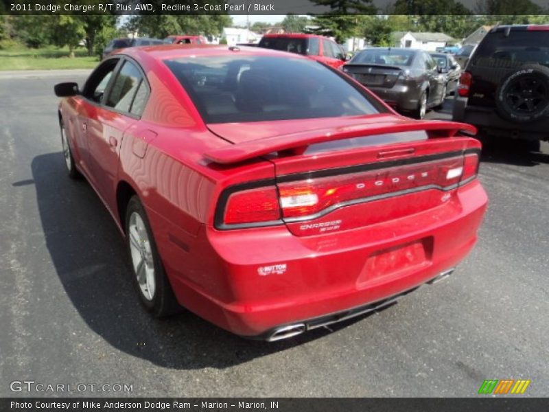 Redline 3-Coat Pearl / Black 2011 Dodge Charger R/T Plus AWD