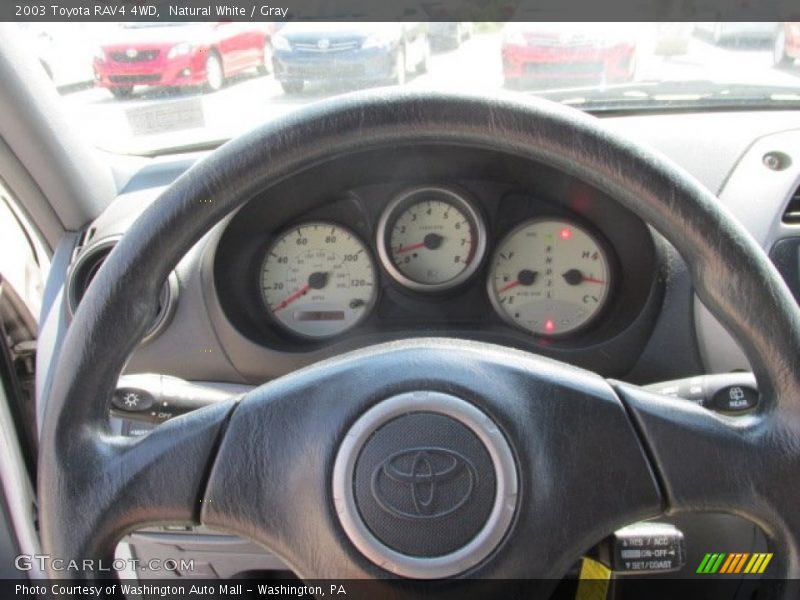Natural White / Gray 2003 Toyota RAV4 4WD