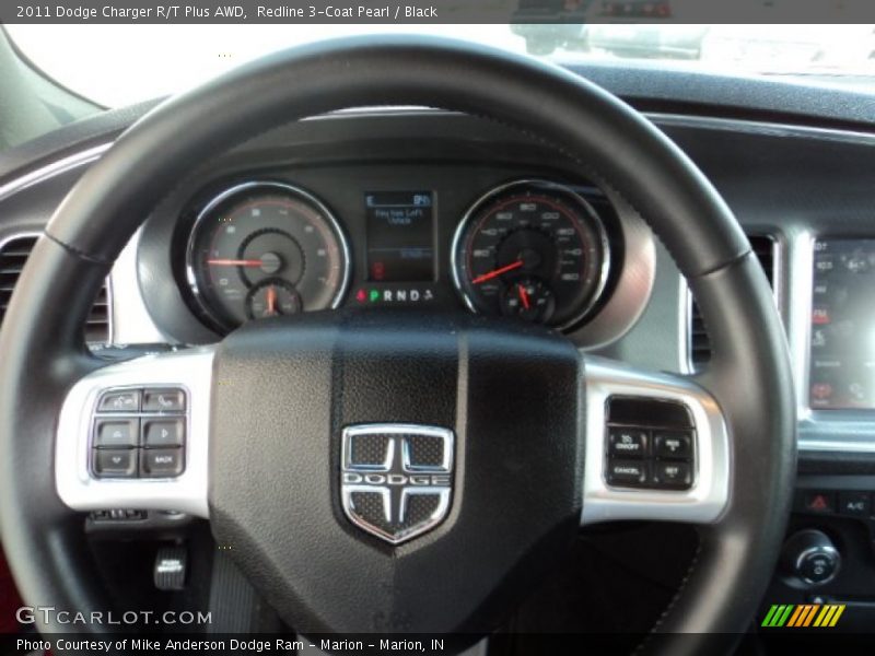 Redline 3-Coat Pearl / Black 2011 Dodge Charger R/T Plus AWD
