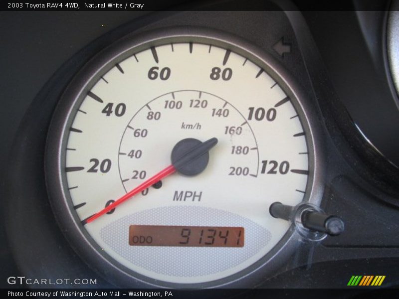 Natural White / Gray 2003 Toyota RAV4 4WD
