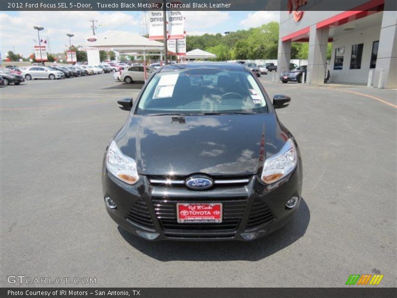 Tuxedo Black Metallic / Charcoal Black Leather 2012 Ford Focus SEL 5-Door