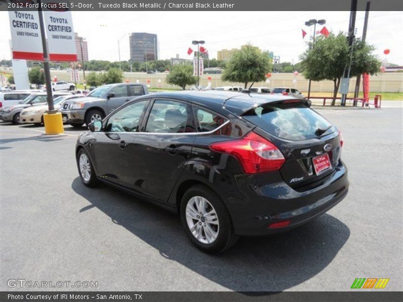 Tuxedo Black Metallic / Charcoal Black Leather 2012 Ford Focus SEL 5-Door
