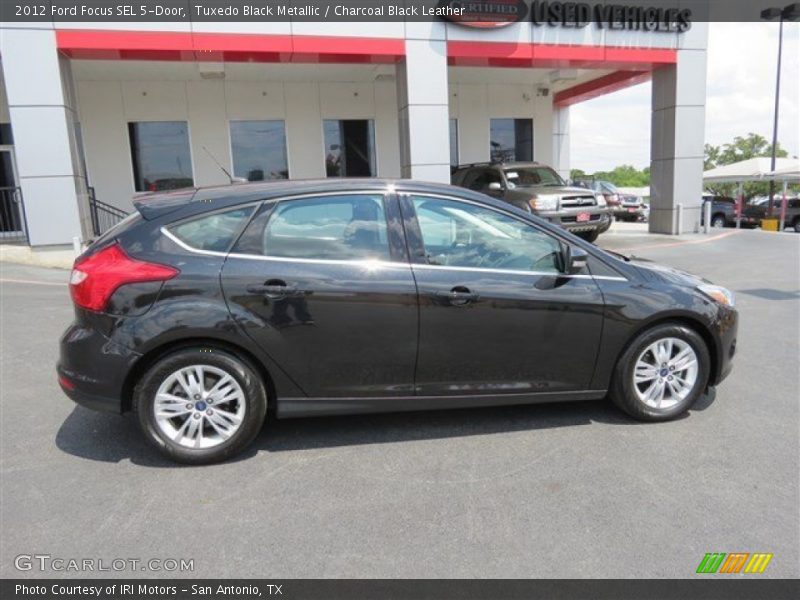 Tuxedo Black Metallic / Charcoal Black Leather 2012 Ford Focus SEL 5-Door
