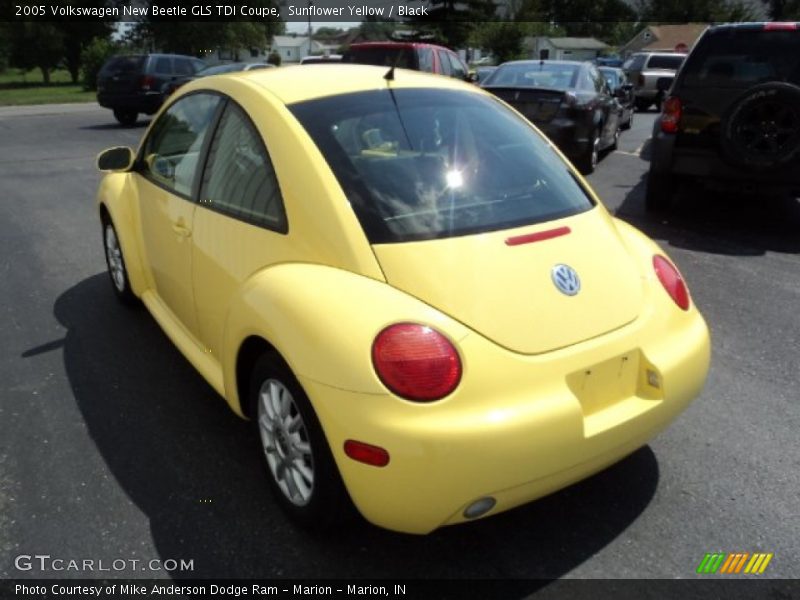Sunflower Yellow / Black 2005 Volkswagen New Beetle GLS TDI Coupe