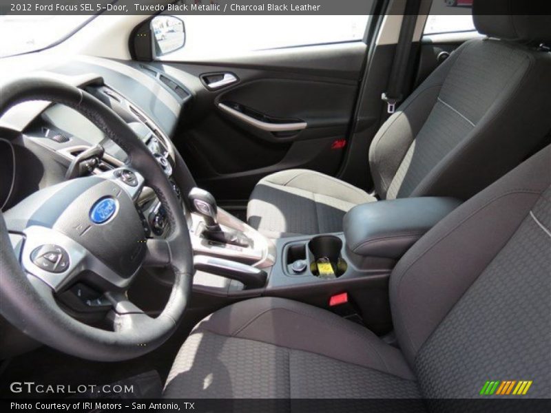 Tuxedo Black Metallic / Charcoal Black Leather 2012 Ford Focus SEL 5-Door