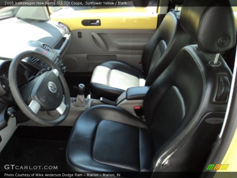 Sunflower Yellow / Black 2005 Volkswagen New Beetle GLS TDI Coupe