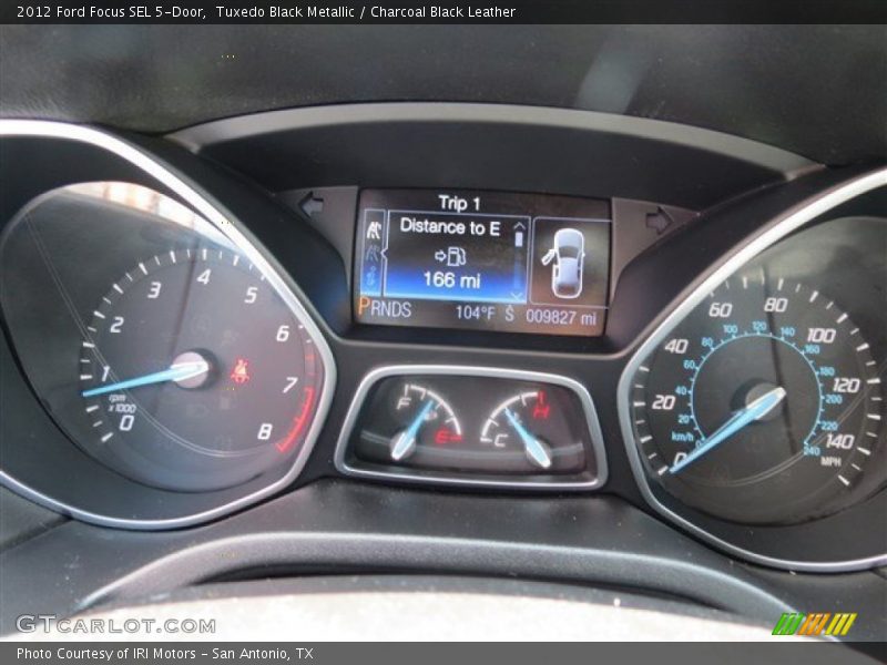 Tuxedo Black Metallic / Charcoal Black Leather 2012 Ford Focus SEL 5-Door