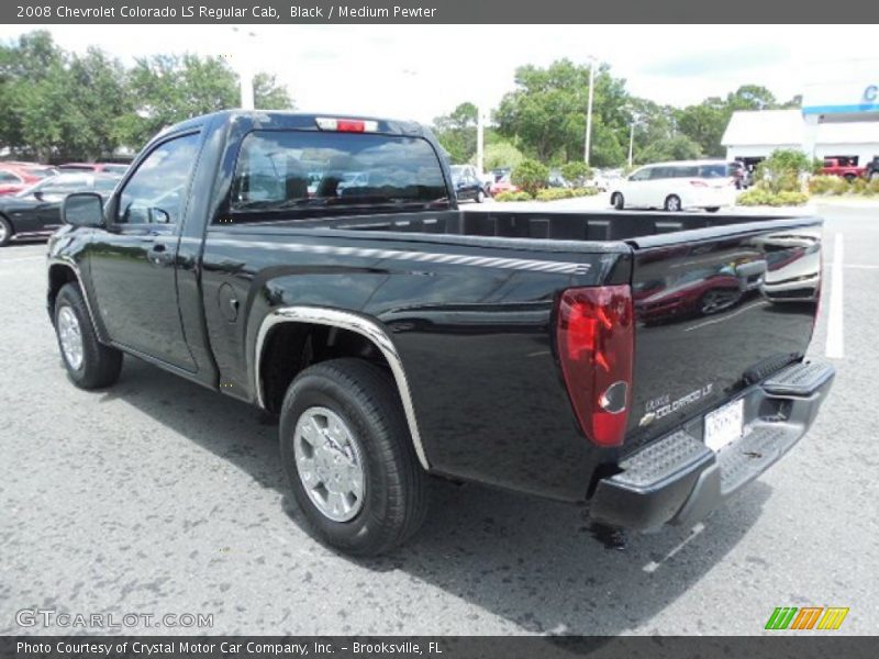 Black / Medium Pewter 2008 Chevrolet Colorado LS Regular Cab