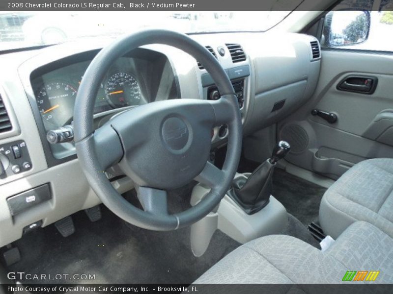 Black / Medium Pewter 2008 Chevrolet Colorado LS Regular Cab