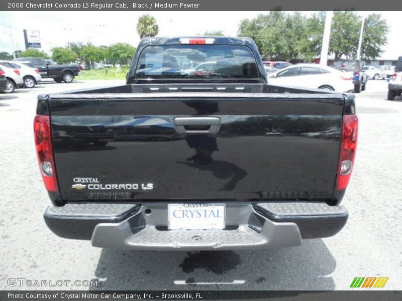 Black / Medium Pewter 2008 Chevrolet Colorado LS Regular Cab