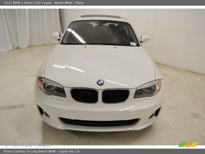 Alpine White / Black 2013 BMW 1 Series 128i Coupe