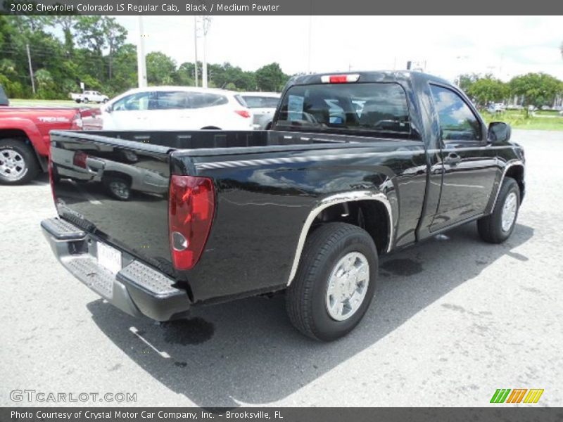 Black / Medium Pewter 2008 Chevrolet Colorado LS Regular Cab