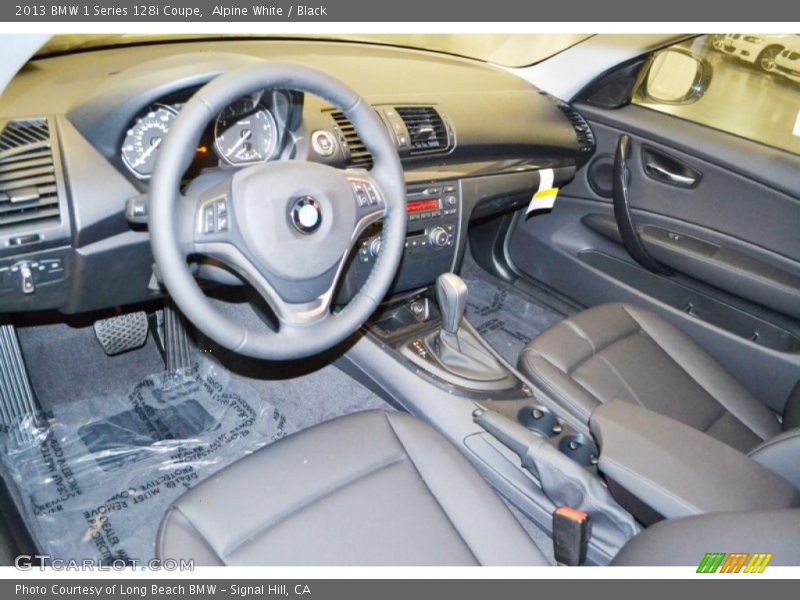 Alpine White / Black 2013 BMW 1 Series 128i Coupe