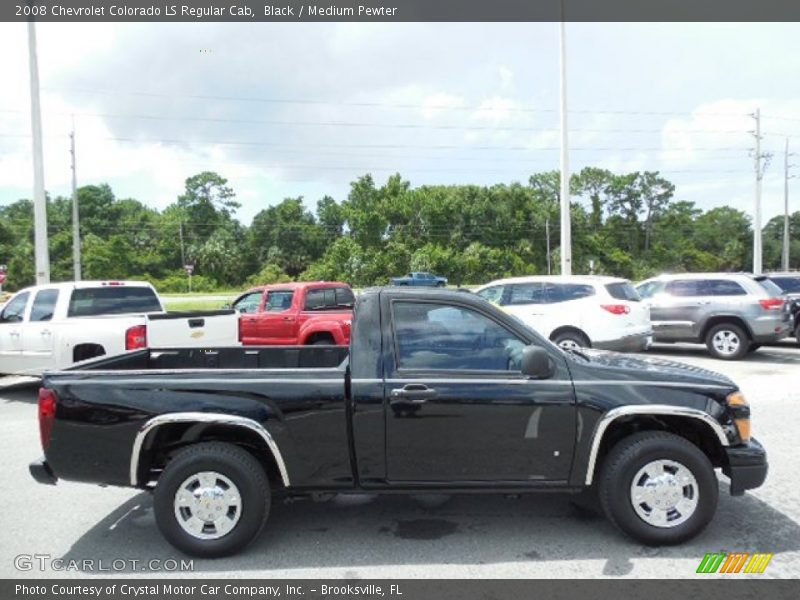 Black / Medium Pewter 2008 Chevrolet Colorado LS Regular Cab