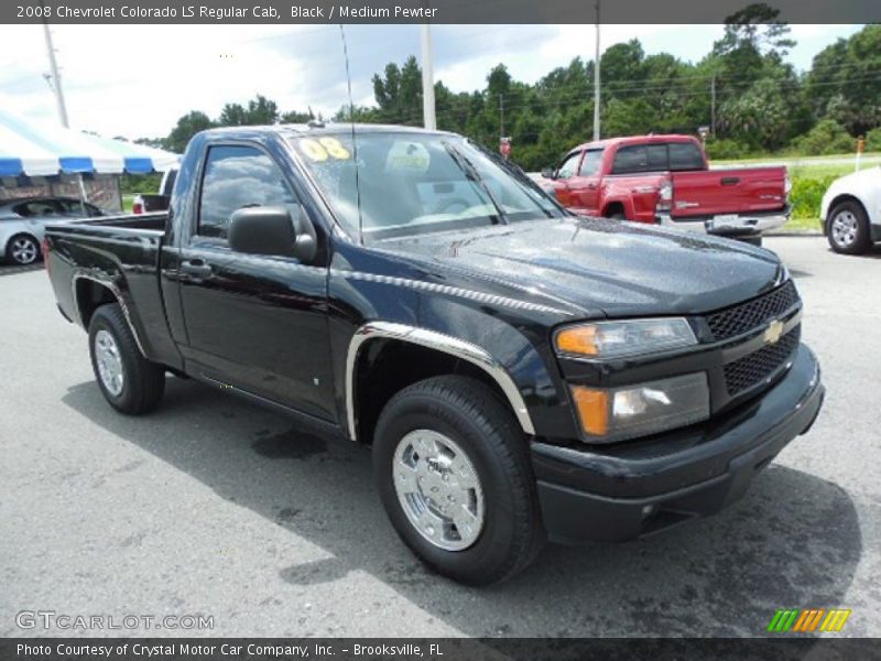 Black / Medium Pewter 2008 Chevrolet Colorado LS Regular Cab