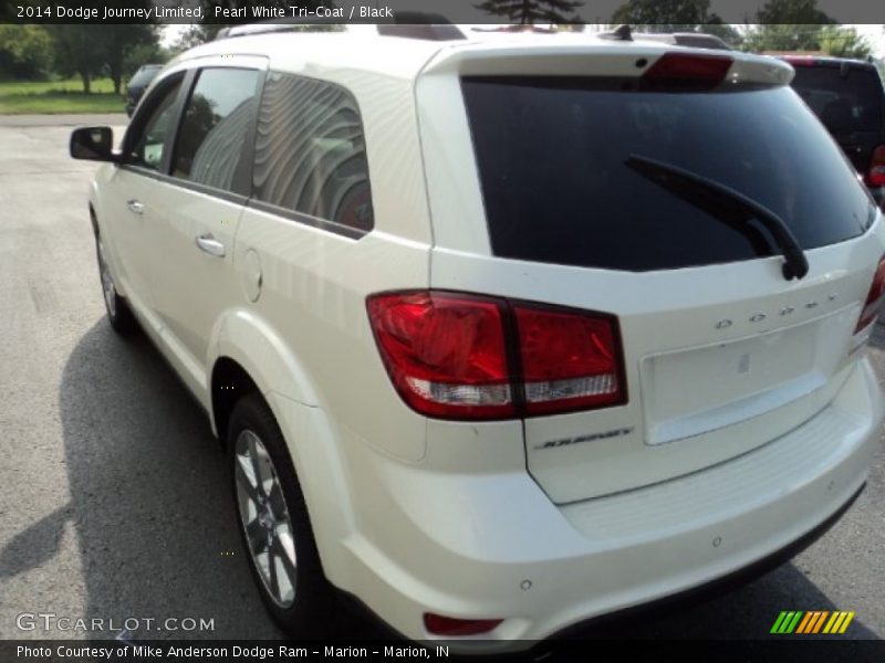 Pearl White Tri-Coat / Black 2014 Dodge Journey Limited