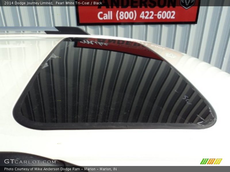 Pearl White Tri-Coat / Black 2014 Dodge Journey Limited