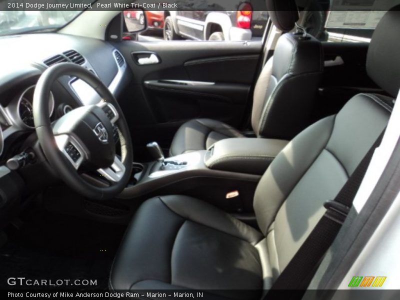 Front Seat of 2014 Journey Limited