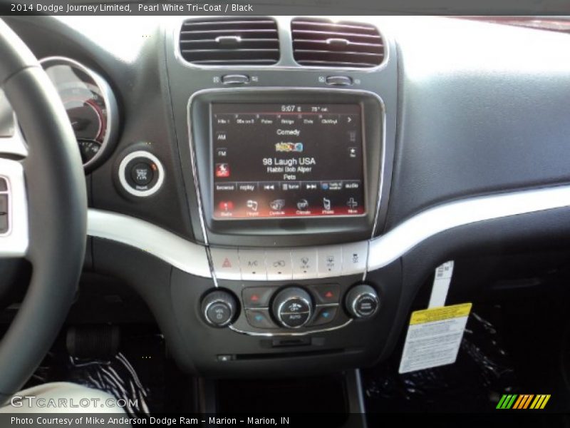 Controls of 2014 Journey Limited