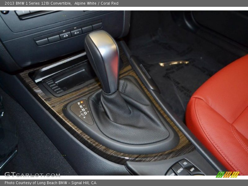 Alpine White / Coral Red 2013 BMW 1 Series 128i Convertible