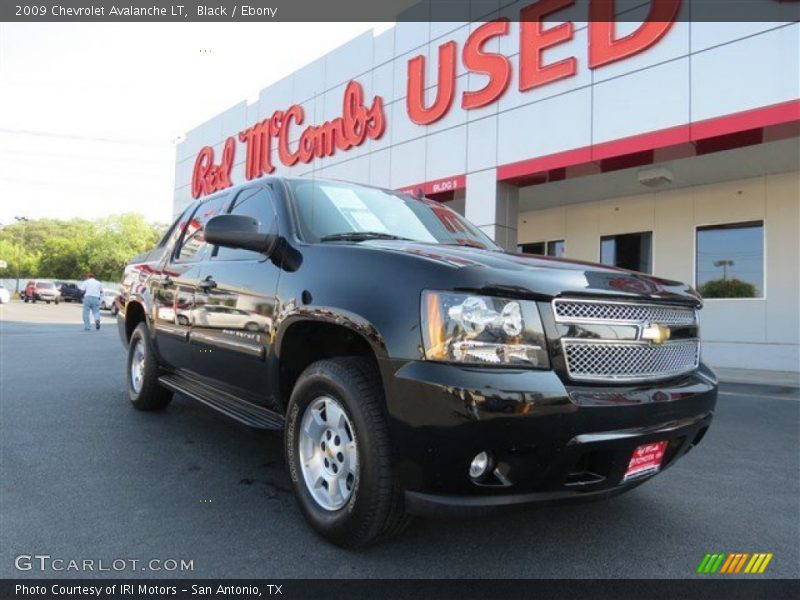 Black / Ebony 2009 Chevrolet Avalanche LT