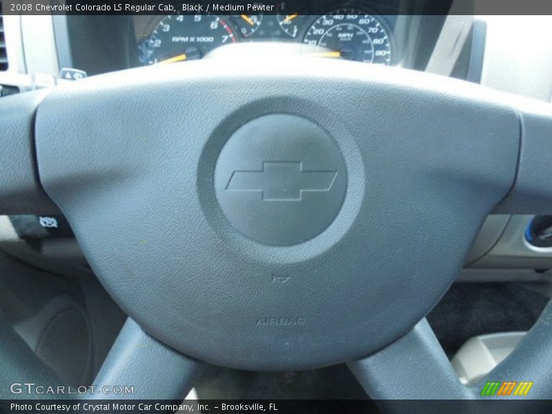 Black / Medium Pewter 2008 Chevrolet Colorado LS Regular Cab