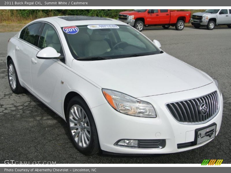 Summit White / Cashmere 2011 Buick Regal CXL