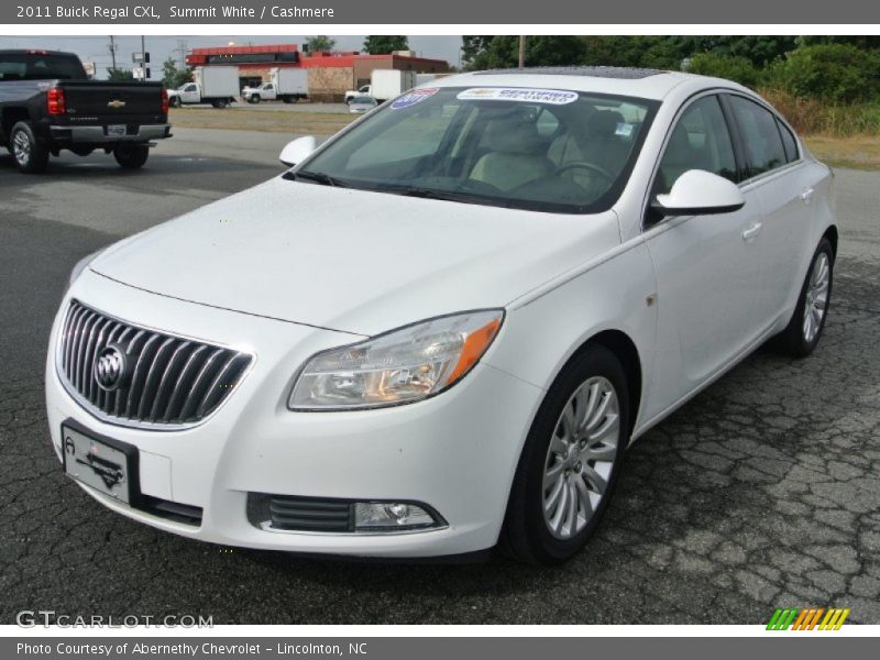 Summit White / Cashmere 2011 Buick Regal CXL