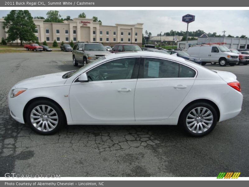 Summit White / Cashmere 2011 Buick Regal CXL