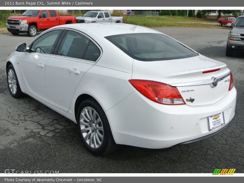 Summit White / Cashmere 2011 Buick Regal CXL