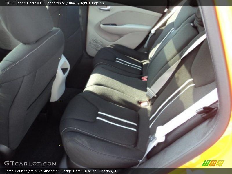 Bright White / Black/Light Tungsten 2013 Dodge Dart SXT
