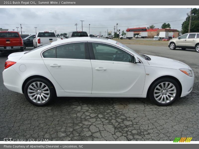 Summit White / Cashmere 2011 Buick Regal CXL