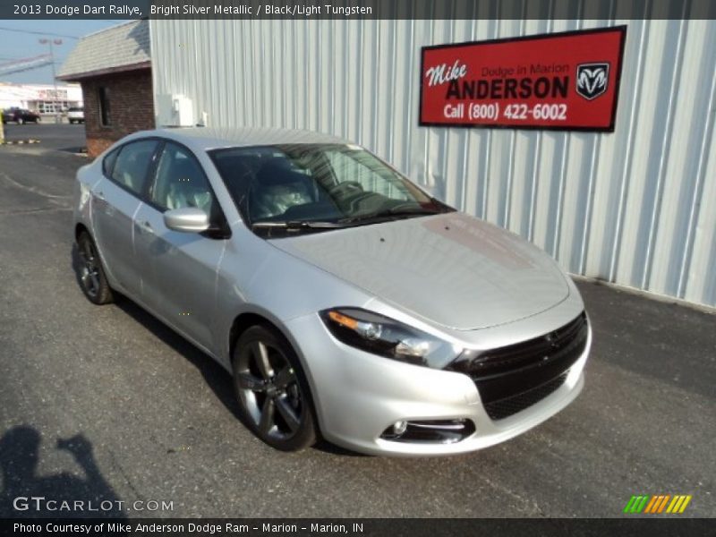 Bright Silver Metallic / Black/Light Tungsten 2013 Dodge Dart Rallye