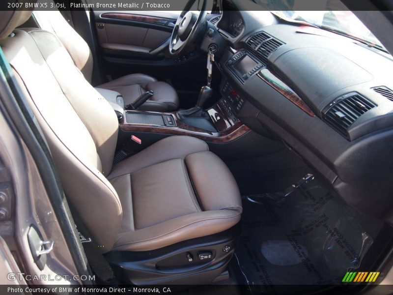 Platinum Bronze Metallic / Tobacco 2007 BMW X5 3.0si
